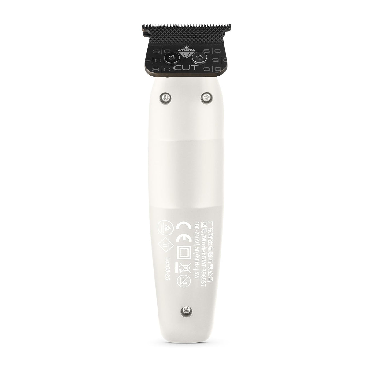 White Smoke StyleCraft Reign Professional Cordless Hair Trimmer with Brushless Motor