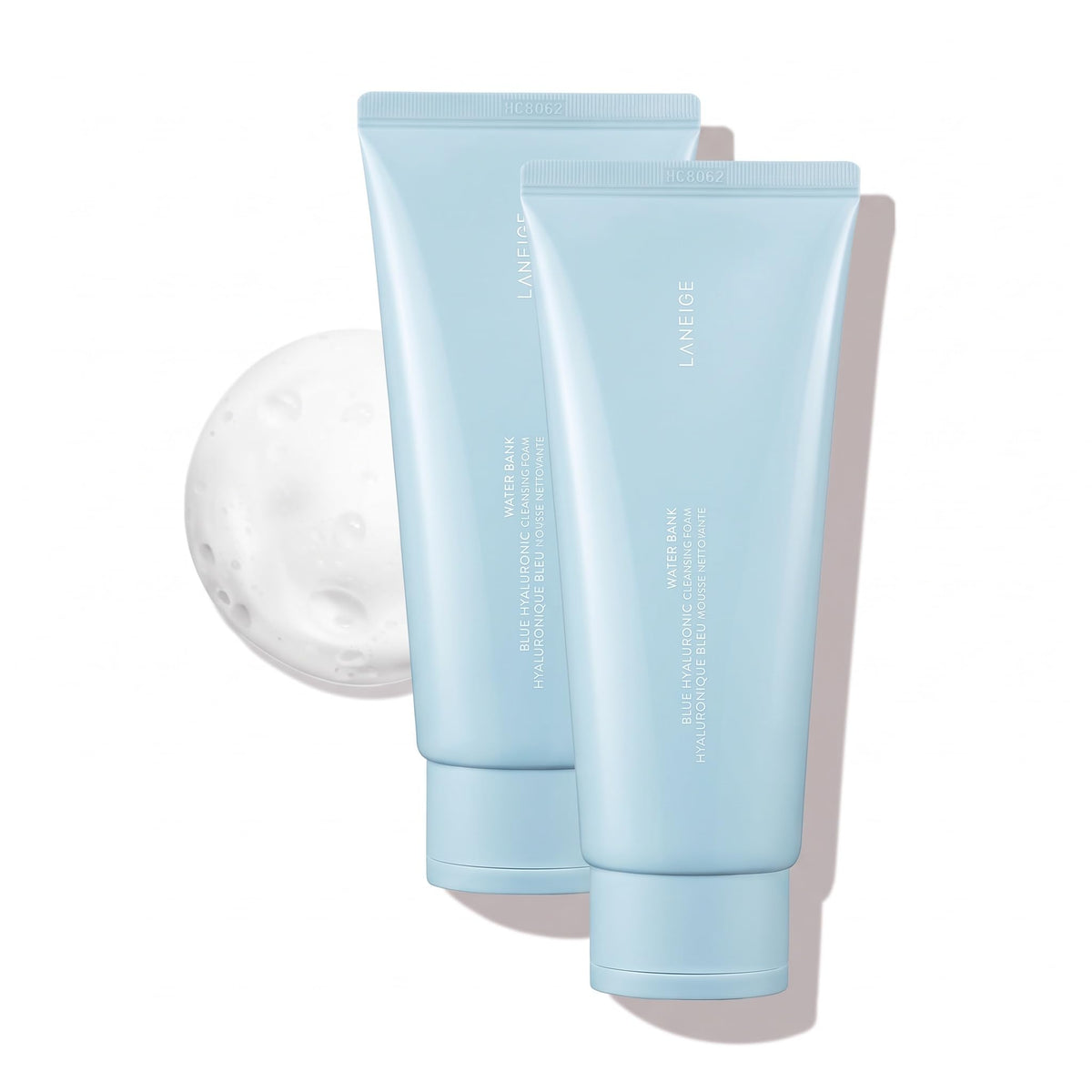 White Smoke LANEIGE Water Bank Cleansing Foam