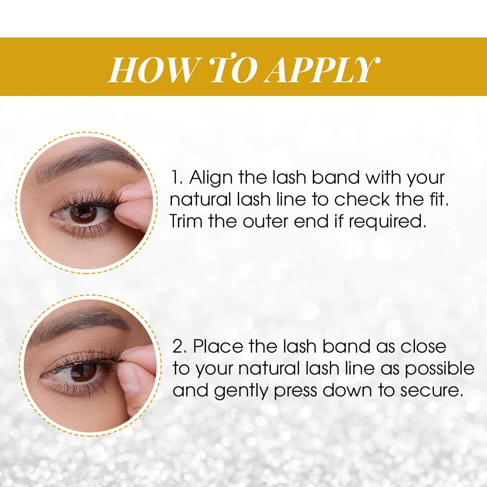 White Smoke Ardell Self Adhesive False Eyelashes Demi Wispies - Reusable, Lightweight, Natural Look Lashes, No Glue Needed, 4 Pack