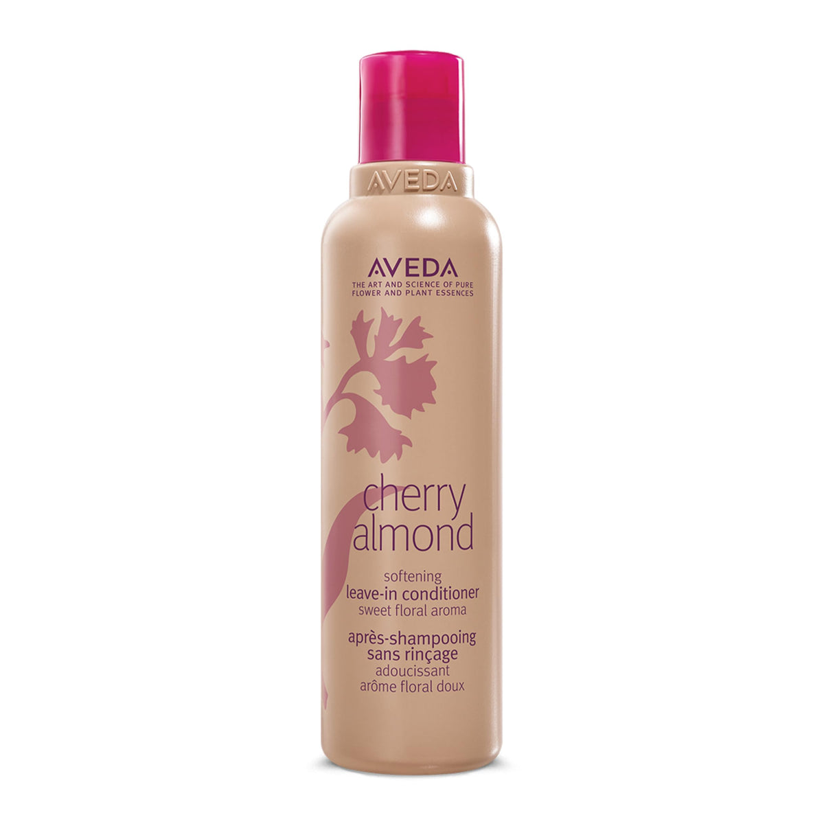 Rosy Brown Aveda Cherry Almond Softening Leave-In Conditioner | for Normal to Dry Hair | Detangles, Heat Protection, Controls Frizz | 99% Naturally Derived*| Iconic Aroma of Tonka, Orange, Ylang Ylang, 6.7 Fl Oz