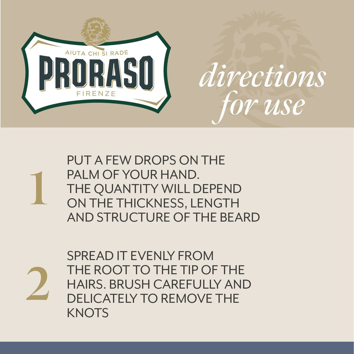 Antique White Proraso Azur Lime Beard Oil