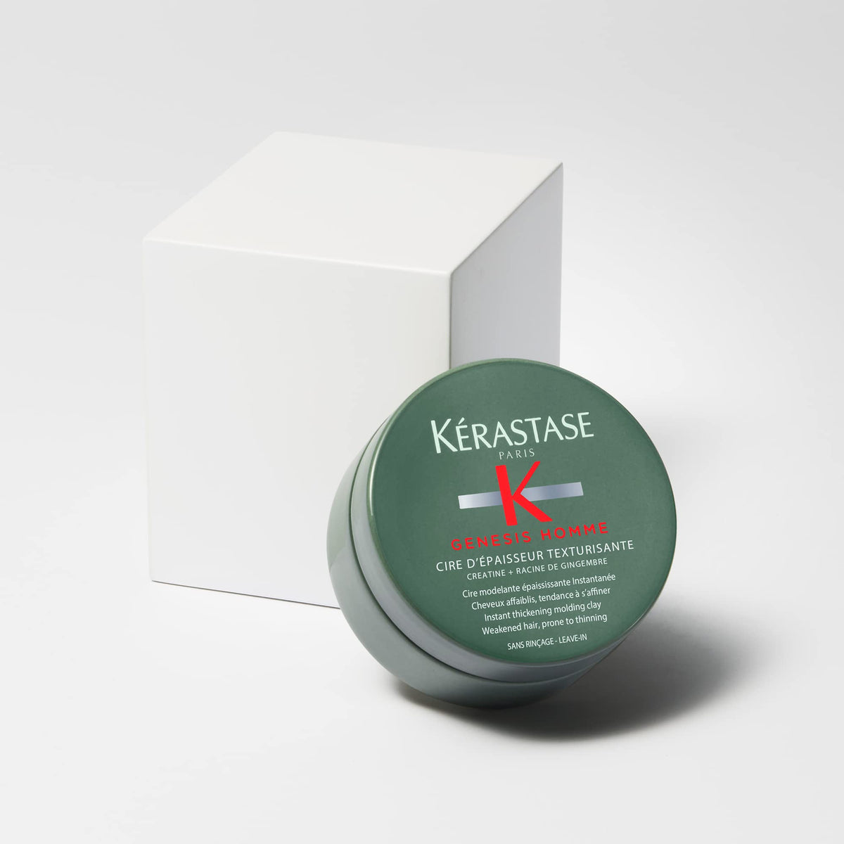 Lavender Kerastase Genesis Homme Wax Pomade – Light Hold for Men, 2.5 Fl Oz