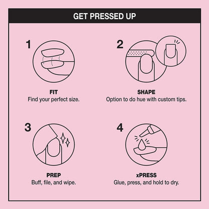 Pink Bundle of OPI xPress/ON Press On Nails, With Nail Glue, Long Baby Pink Velvet Almond Shape Nails, Editor in Chic + OPI Repair Mode Bond Building Nail Serum, Clear, 0.3 fl oz