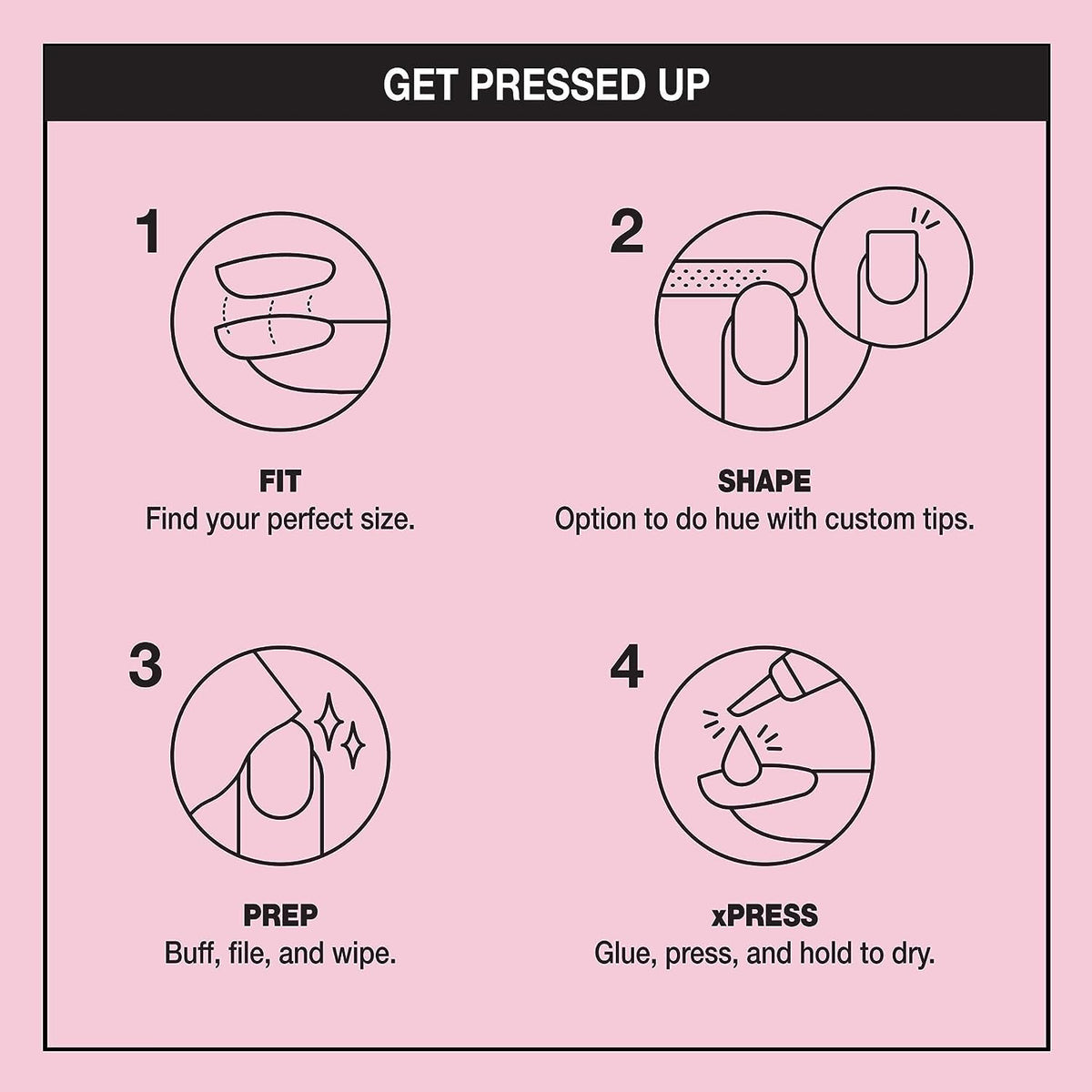 Pink Bundle of OPI xPress/ON Press On Nails, With Nail Glue, Long Baby Pink Velvet Almond Shape Nails, Editor in Chic + OPI ProSpa Nail and Cuticle Oil, 0.5 fl oz