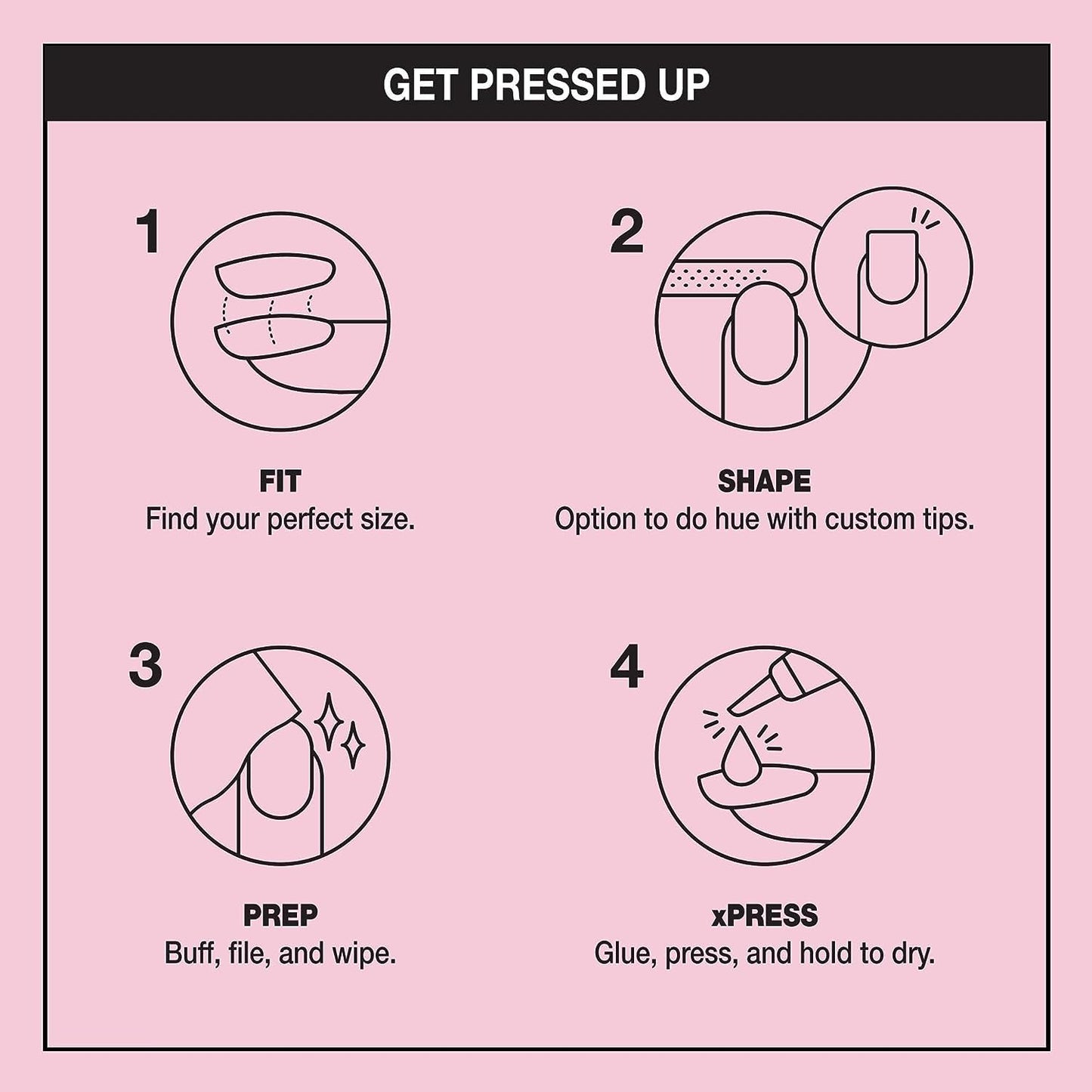 Pink Bundle of OPI xPress/ON Press On Nails, With Nail Glue, Long Baby Pink Velvet Almond Shape Nails, Editor in Chic + OPI ProSpa Nail and Cuticle Oil, 0.5 fl oz