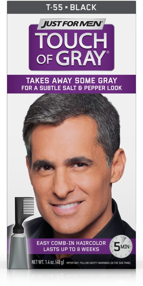 Lavender Just For Men Touch of Gray Men's Hair Color, Black