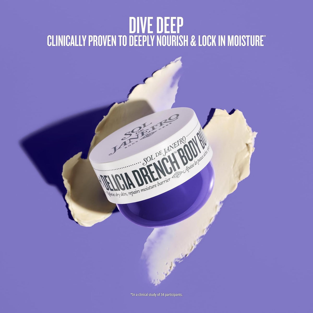 Slate Blue Sol de Janeiro Delicia Drench Body Butter Home and Away Duo