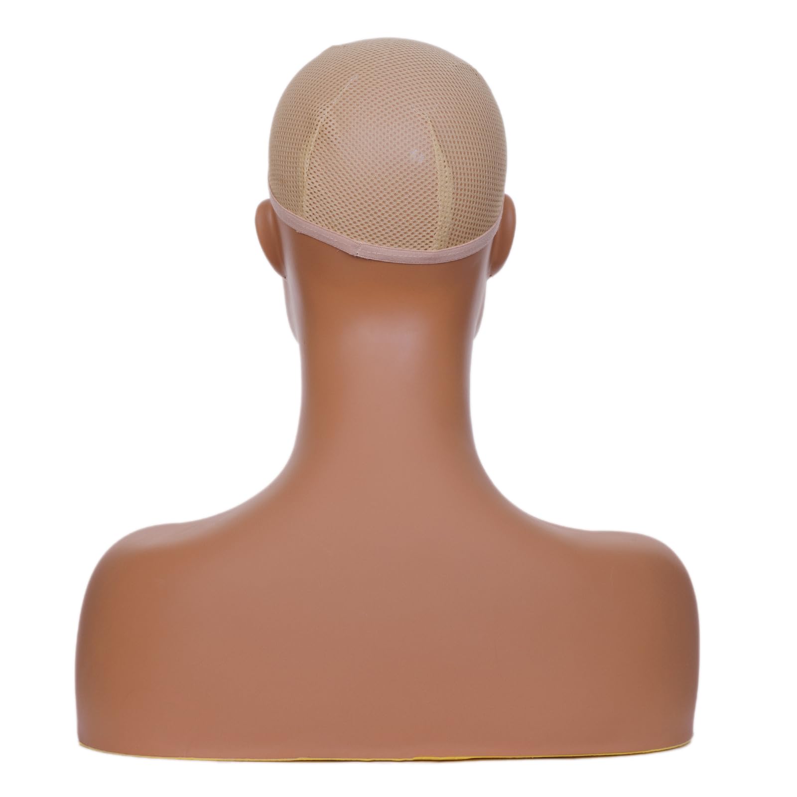 White Smoke JINGFA Femal Wig Head Realistic Mannequin Head with Shoulders for Wig, Hat, and Sunglass Displaying