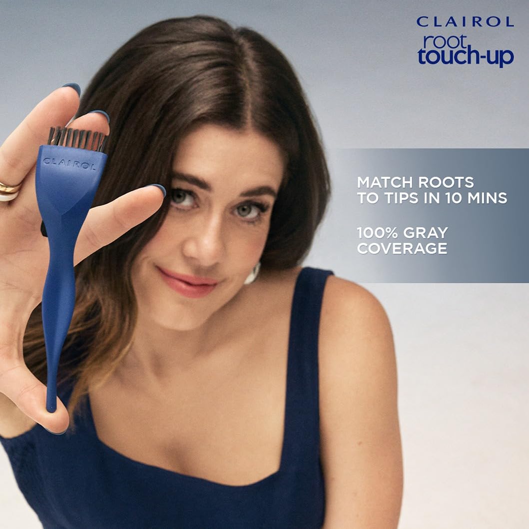 Antique White Clairol Root Touch-Up by Nice'n Easy Permanent Hair Dye, 6G Light Golden Brown Hair Color| 100% Gray Coverage | Easy Brush Application | Matches Professional Salon Shades | Pack of 1
