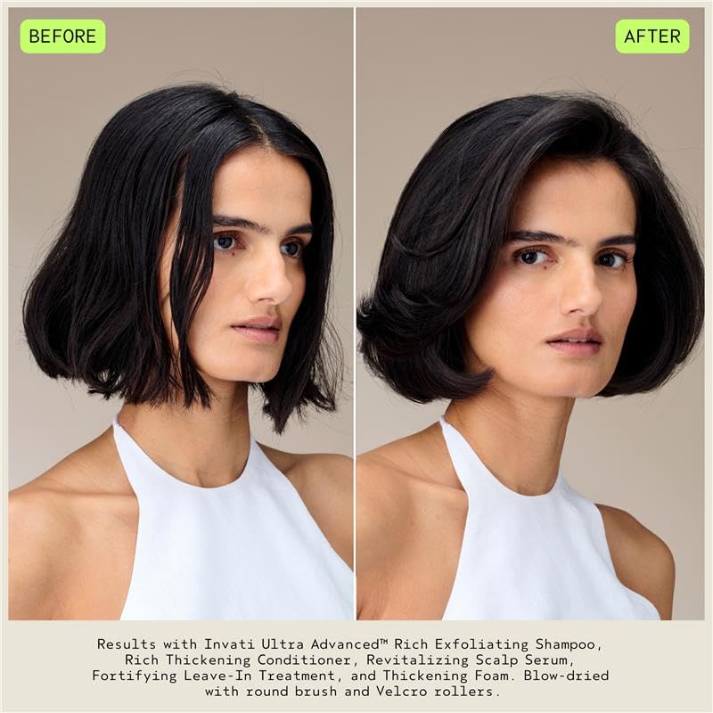 Dark Gray Aveda Invati Ultra Advanced Fortifying Leave-In Treatment | Step 4 of 4 | Reduces Hair Loss by 77% | Strengthens Thinning Hair | AntiFrizz Detangles Heat Protectant | 98% Naturally Derived*