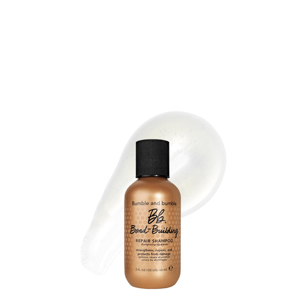 White Smoke Bumble and bumble. Bond-Building Hair Repair Shampoo | Strengthens and Prevents Breakage| Smooths Frizz, Adds Shine | For Damaged Curly, Wavy, Straight Hair Types