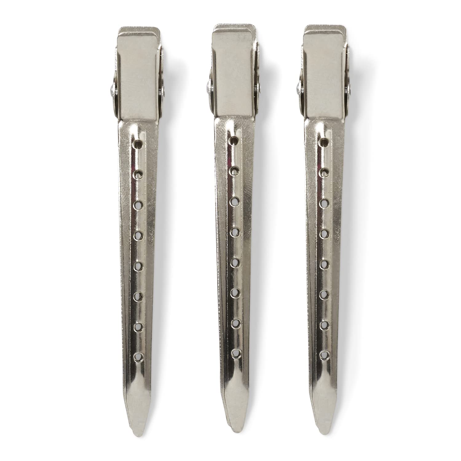 White Smoke Salon Care Metal Duckbill Clips