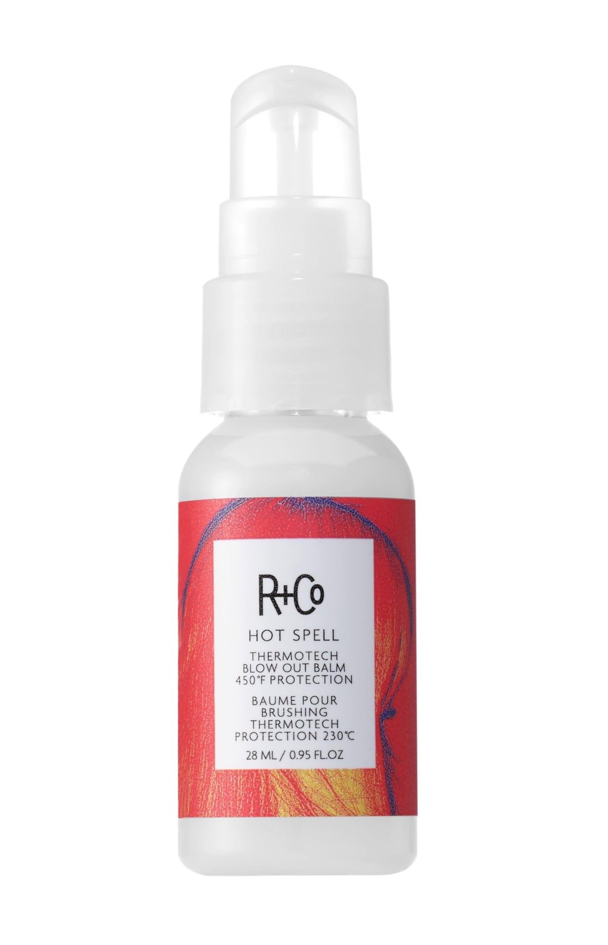 White Smoke R+Co HOT SPELL Thermotech Blowout Balm Deluxe, 1 Oz
