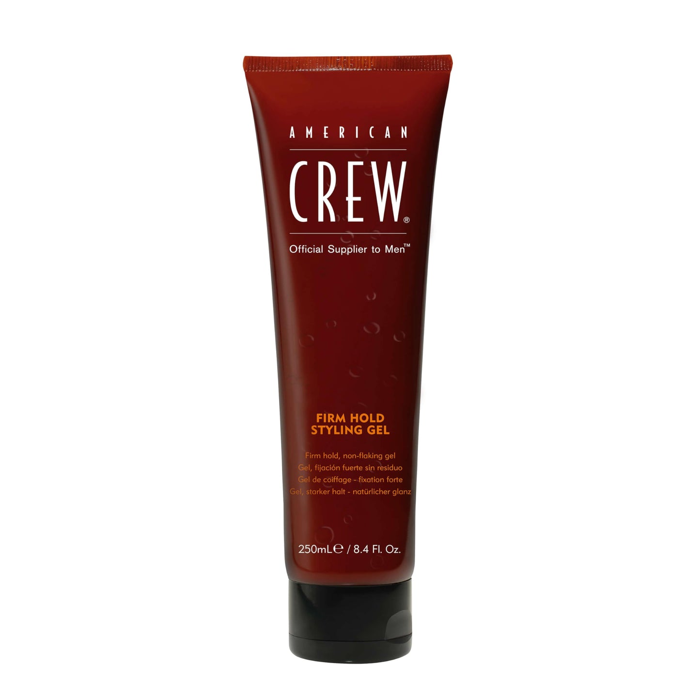 White Smoke American Crew Men's Hair Styling Gel, Firm Hold, Non-Flaking, 8.4 fl oz