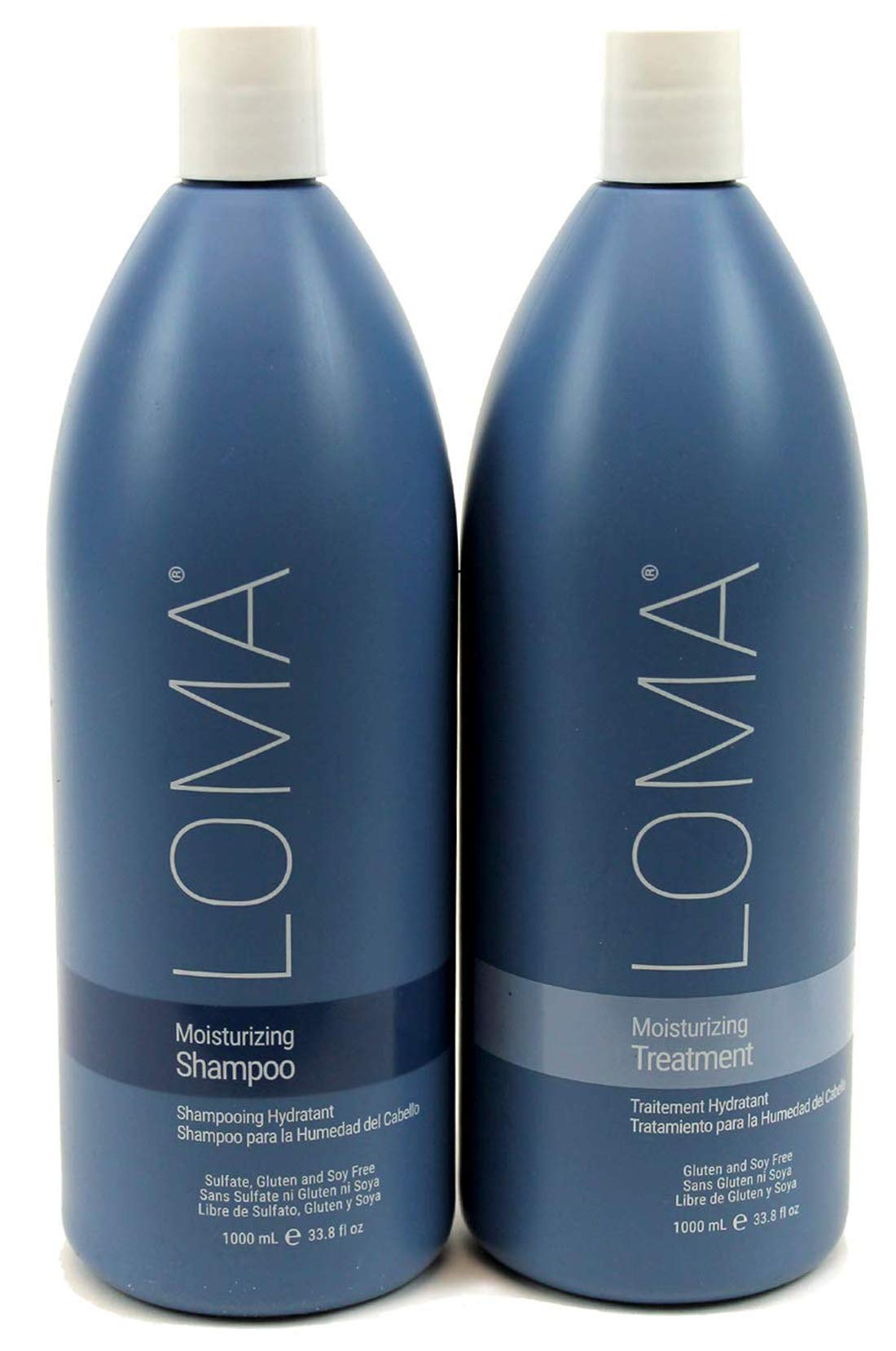 White Smoke LOMA Moisturizing Shampoo and Moisturizing Treatment (DUO PACK) 33 Ounce (Liter)