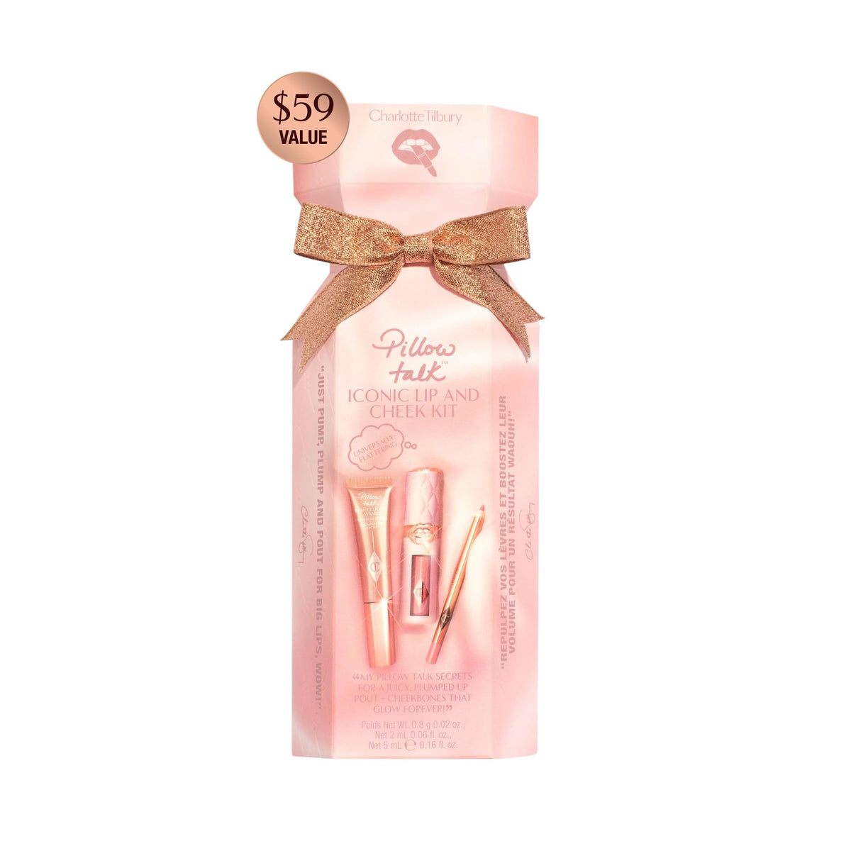 White Smoke Charlotte Tilbury Pillow Talk Iconic Lip And Cheek Kit