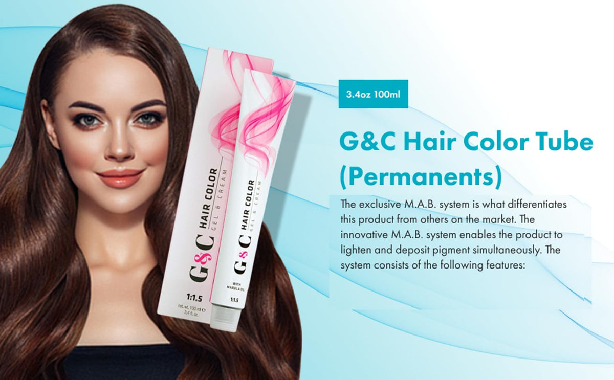 White Smoke Hair Bar NYC Professional Permanent Hair Colors 5.2/5.V Light Violet Brown. Intense & Bright Color Long-Lasting, Fade-Resistant | Shiny Hair, Soft to Touch 3.4oz 100ml Made in Italy