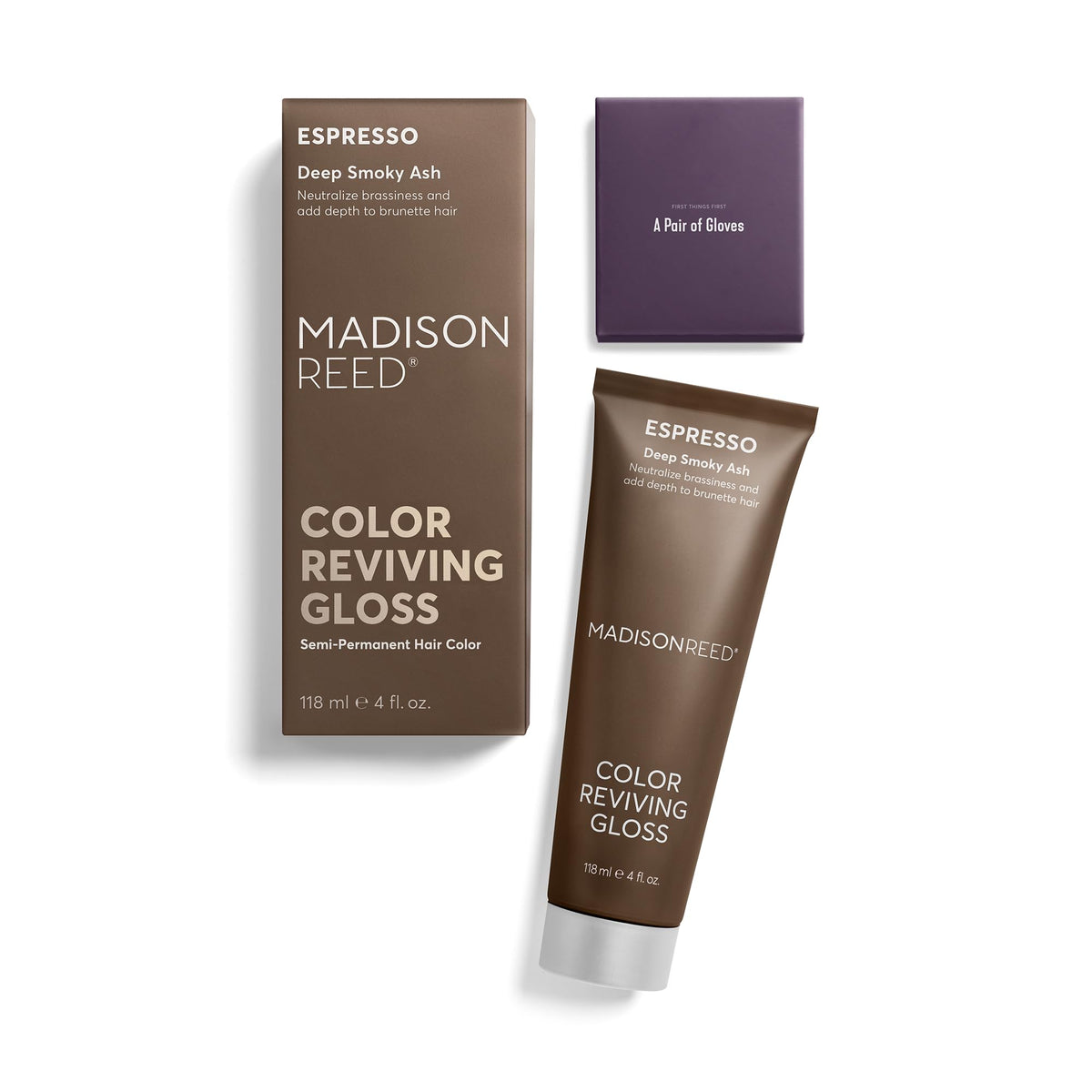 White Smoke Madison Reed Color Reviving Gloss – Espresso Brown, 4oz