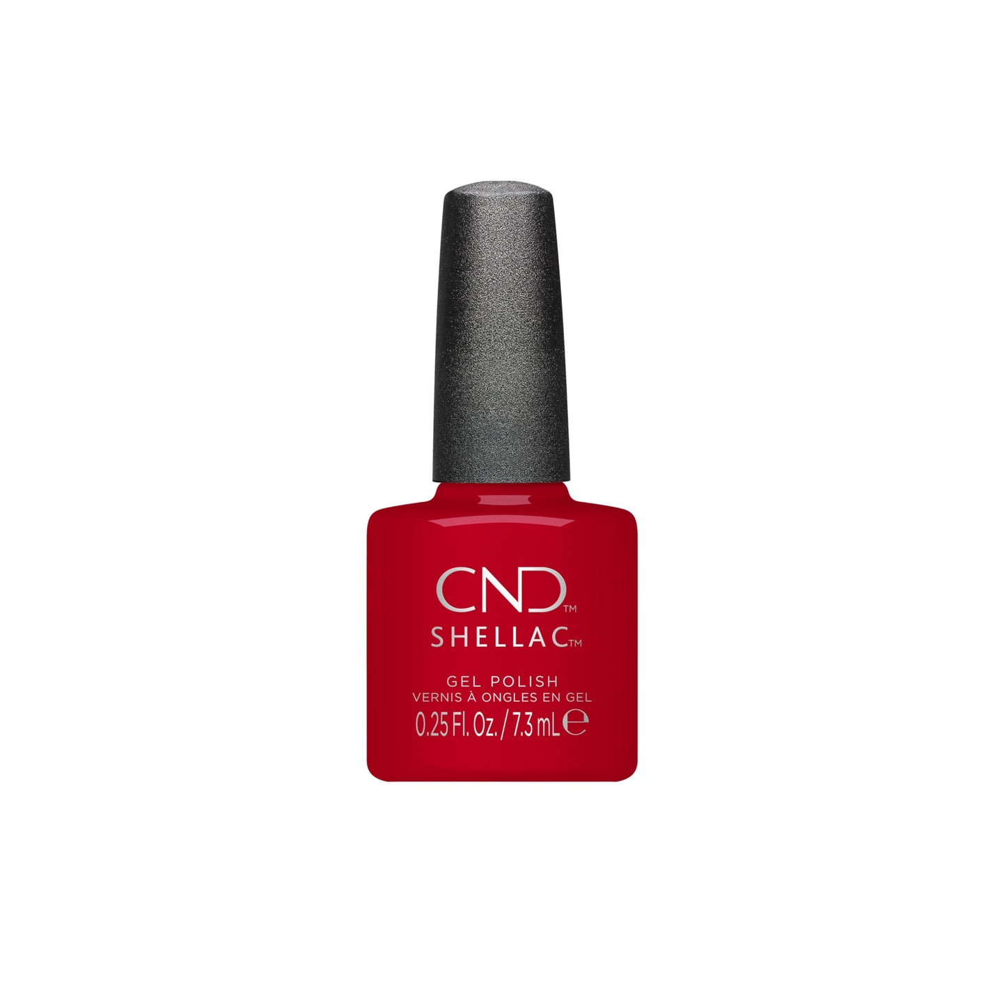 White Smoke CND Shellac Gel Nail Polish, Long-lasting Nail Paint Color with Curve-hugging Brush, 158 Wildfire, 0.25 fl oz