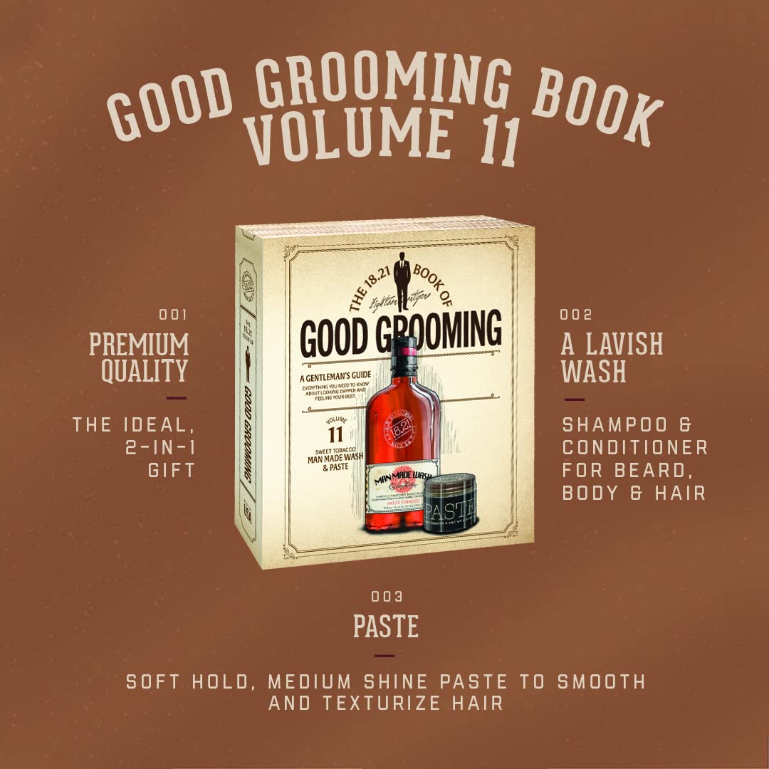 Sienna 18.21 Man Made Men's Book of Good Grooming Gift Set