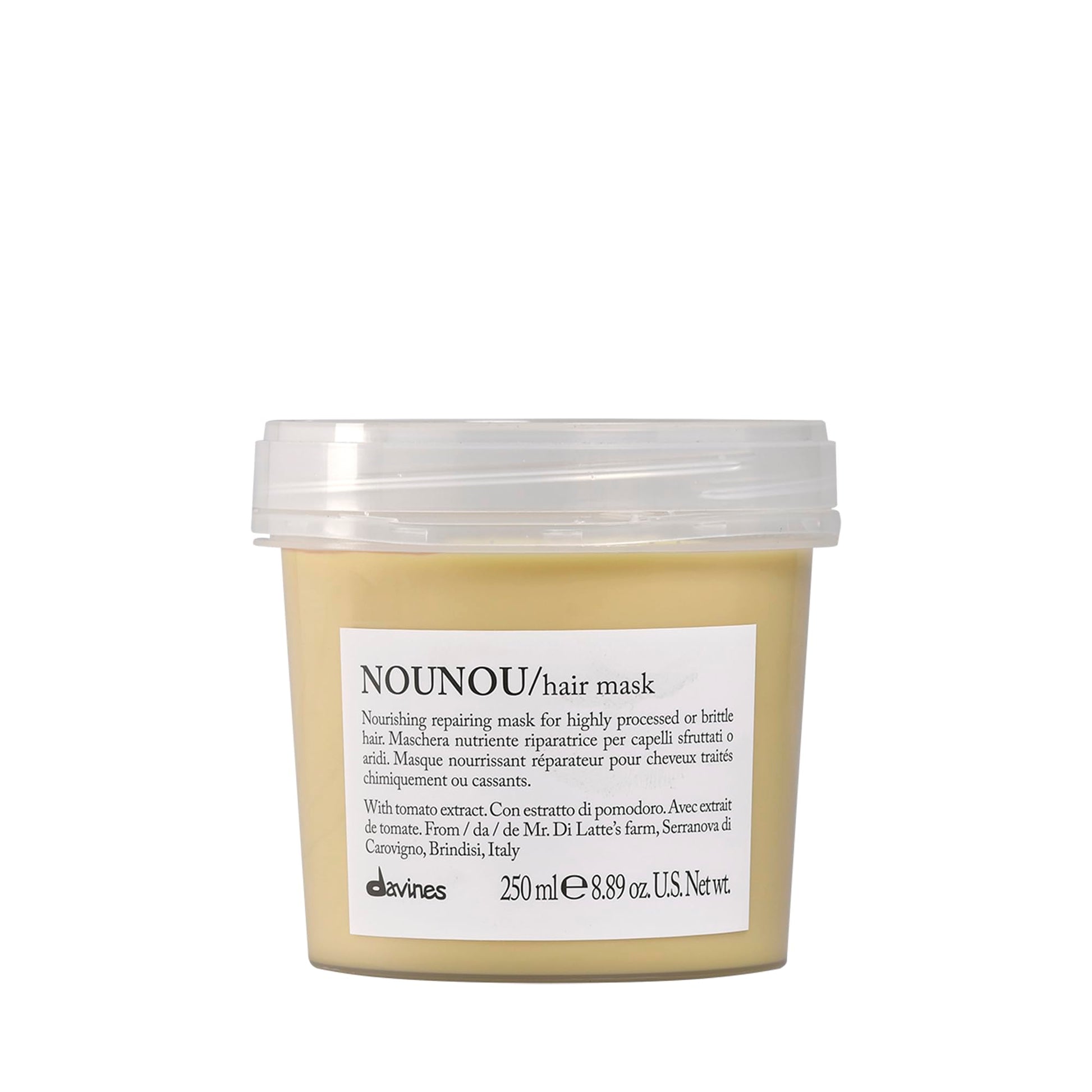 White Smoke Davines Nounou Hair Mask, 8.87 Fl Oz (Pack of 1)