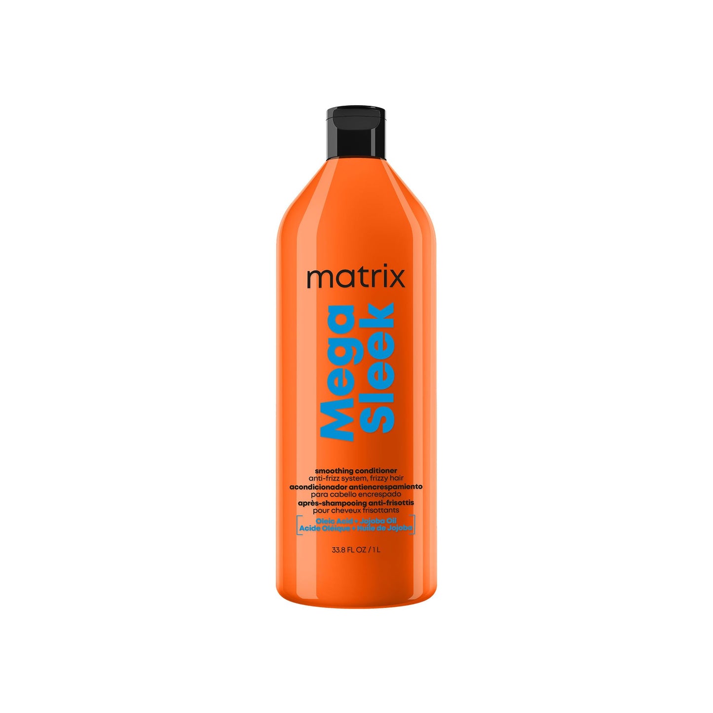 White Smoke Matrix Mega Sleek Anti-Frizz Conditioner - 96H Frizz Control, 12x Smoother Hair, and Lasting Hydration, 33.8 Fl Oz