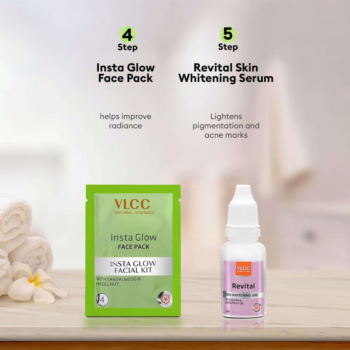 Lavender VLCC Salon Series Instaglow Facial Kit (6 Facials)(240gm+12ml)