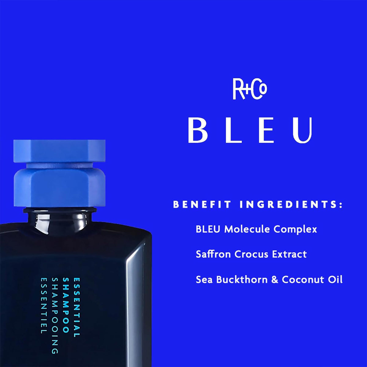 Blue R+Co BLEU De Luxe Reparative Shampoo and Conditioner Set, 8.5 oz, Pack of 2