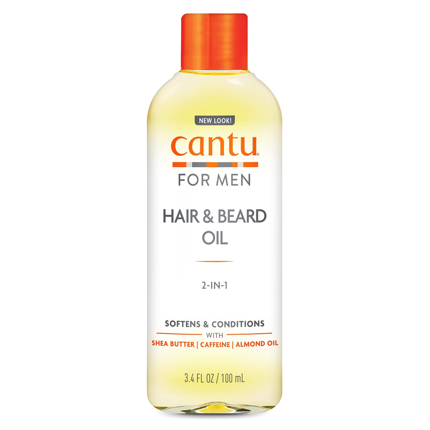 White Smoke Cantu for Men Hair & Beard Oil, 3.4 fl oz