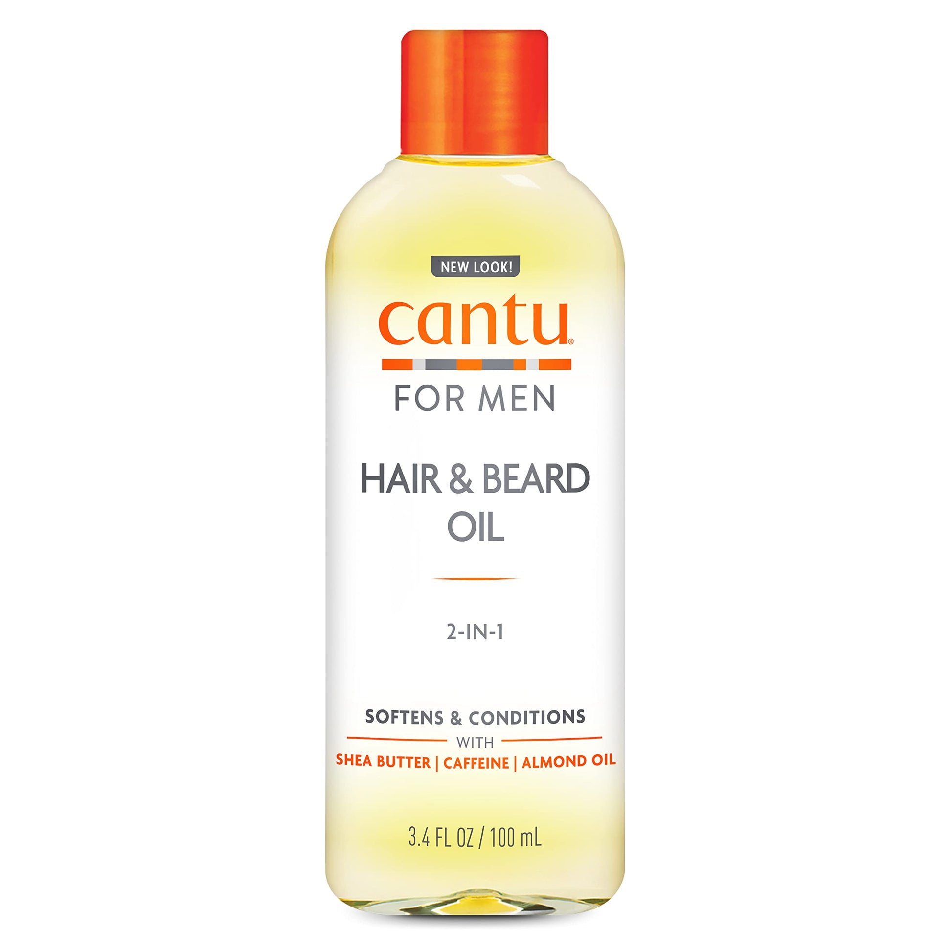 White Smoke Cantu for Men Hair & Beard Oil, 3.4 fl oz