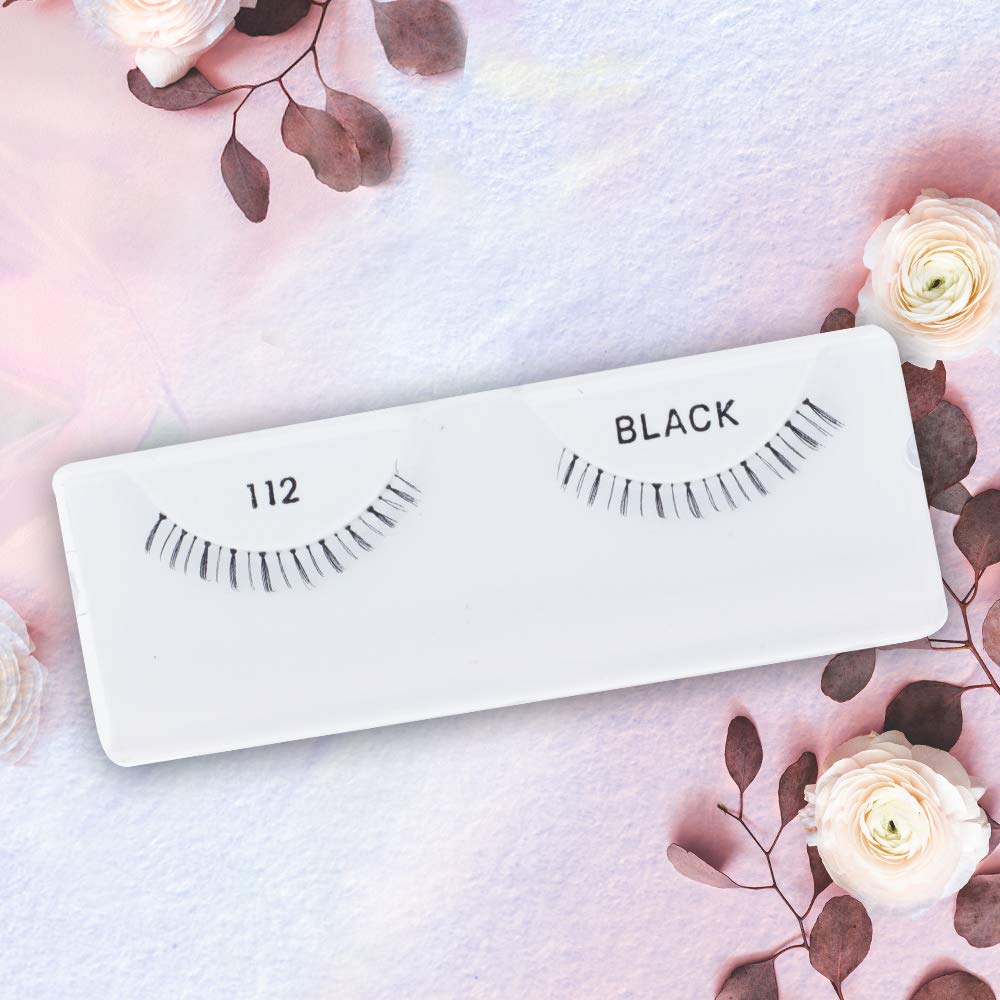 Lavender Ardell False Eyelashes Glamour Strip Lashes 112 Black (Lower Lash) 4 Pack