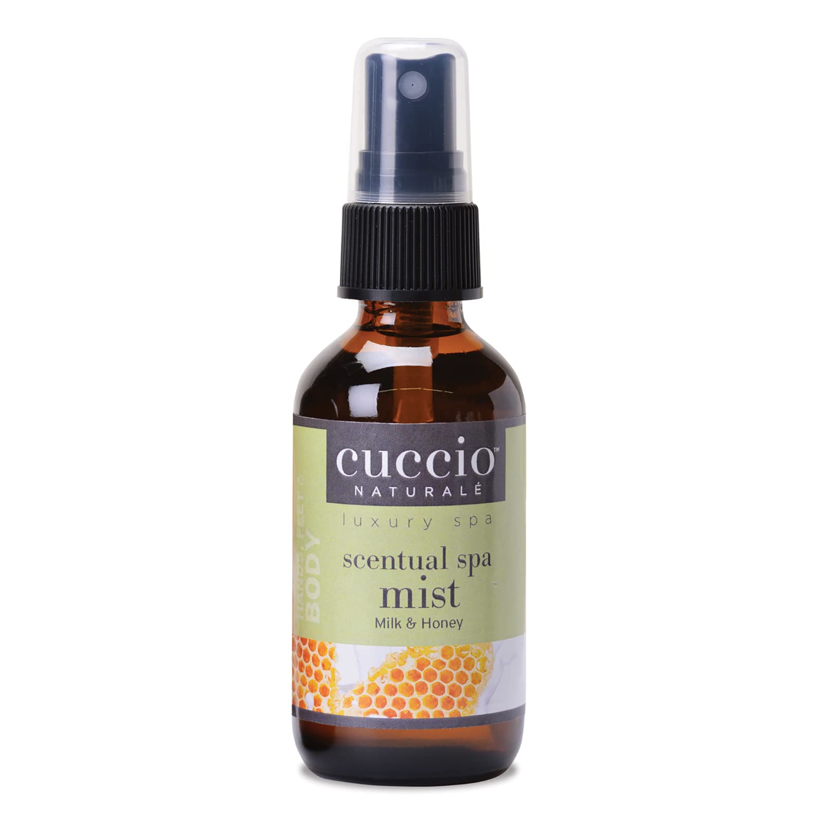 White Smoke Cuccio Naturale Scentual Spa Mist - Aromatic Spray - Soothes And Softens Skin - Radiant And Rejuvenated Skin - Promotes A Relaxed And Calm Mindset - Paraben Free - Milk And Honey - 2 Oz