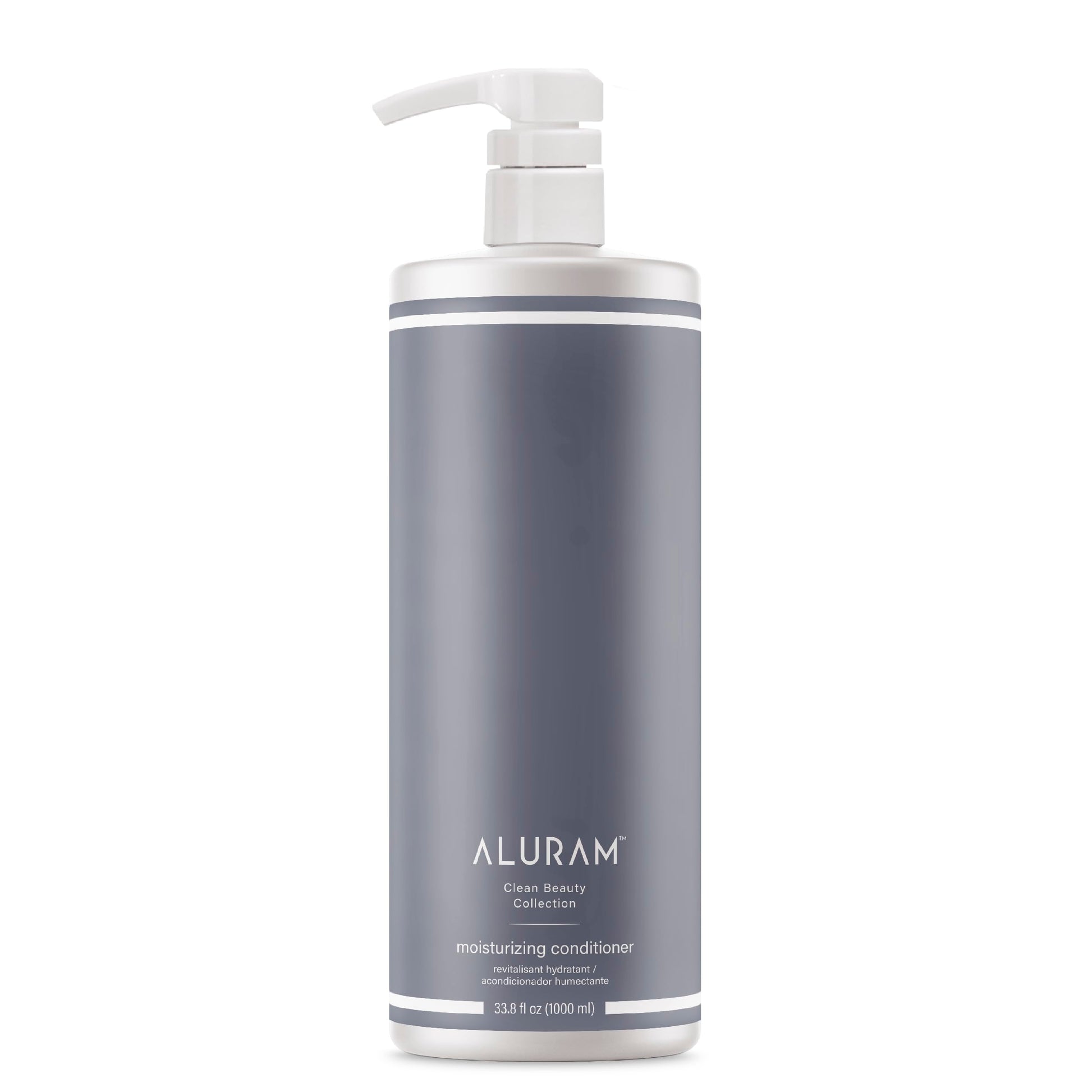 Dark Gray ALURAM Coconut Water Moisturizing Conditioner for Men and Women, Clean Hydration and Shine for Medium to Coarse Textured Hair, 33.8 Fl Oz