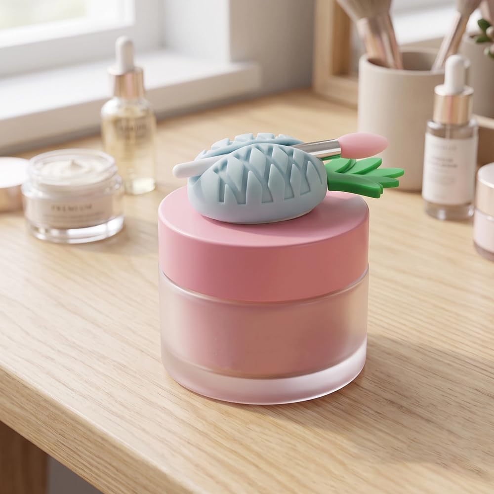 Light Gray LIUZONGIN 12 Pcs Lip Brush Holder Set Compatible with LANEIGE Lip Mask