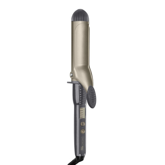 White Smoke Conair INFINITIPRO Tourmaline 1 1/2-Inch Ceramic Curling Iron, 1 ½ inch barrel produces soft waves – for use on medium and long hair