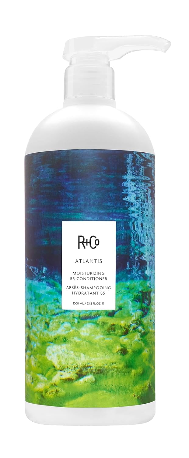 White Smoke R+Co ATLANTIS Moisturizing B5 Conditioner, 33.8 Fl Oz