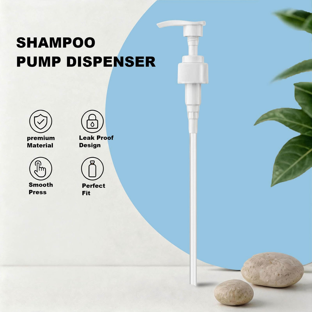 Lavender Shampoo and Conditioner Pump Compatible with Biolage, 1 L/33.8 Fl Oz Bottles, Dispensing Liter Pump for Biolage Shampoo and Conditioner, 2-Pack