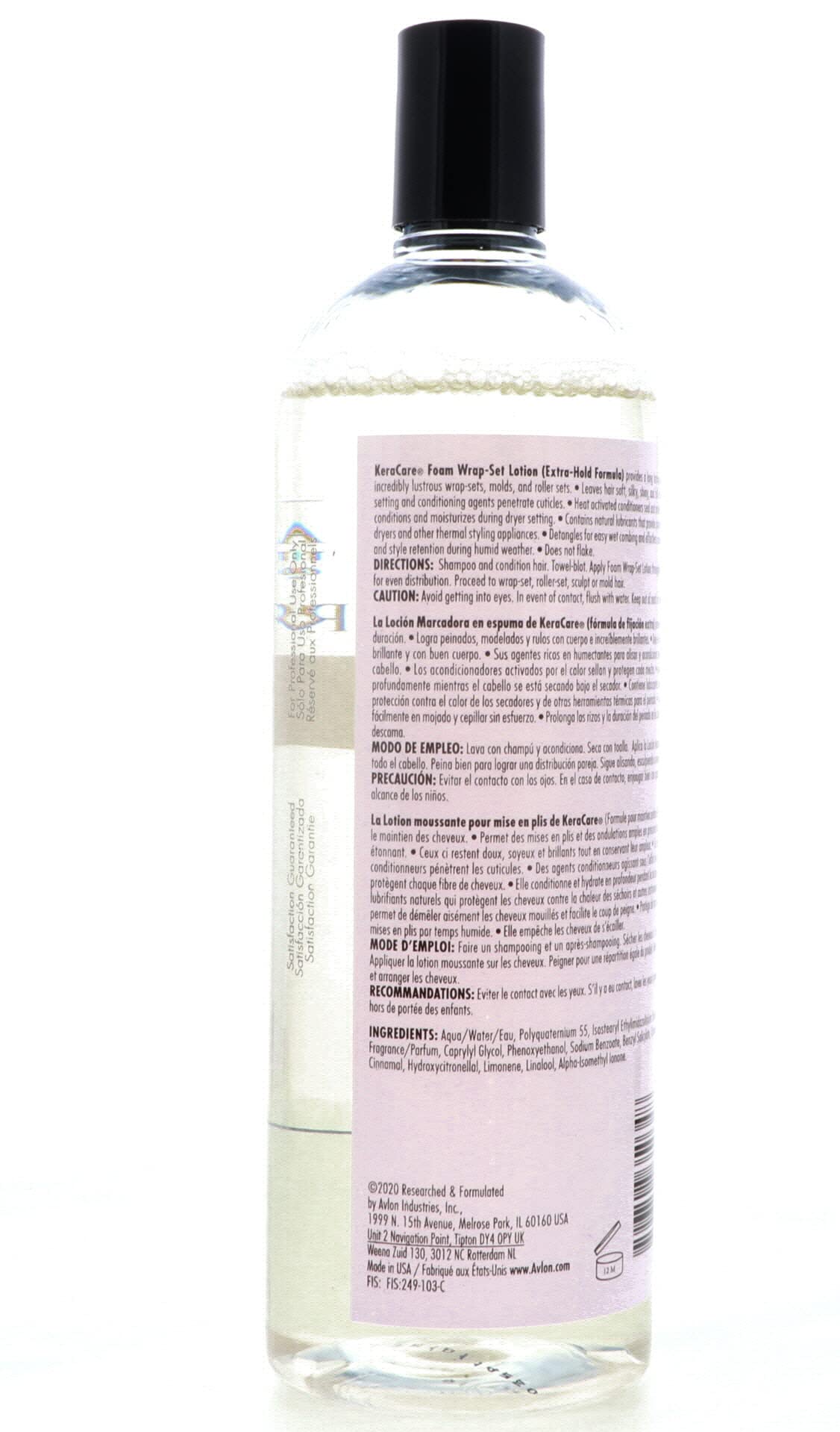 White Smoke Avlon Keracare Foam Wrap Set Lotion Extra, 32 Ounce