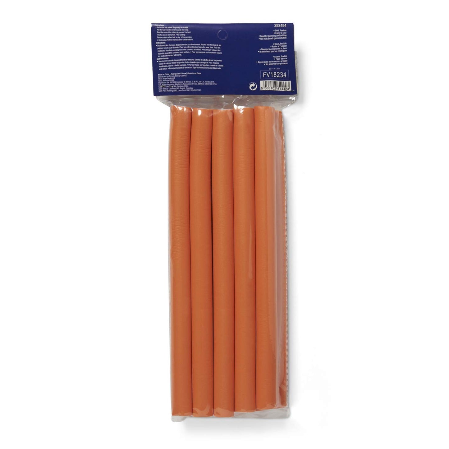 White Smoke Salon Care Soft Rollers 10 Pack 5/8 INCH