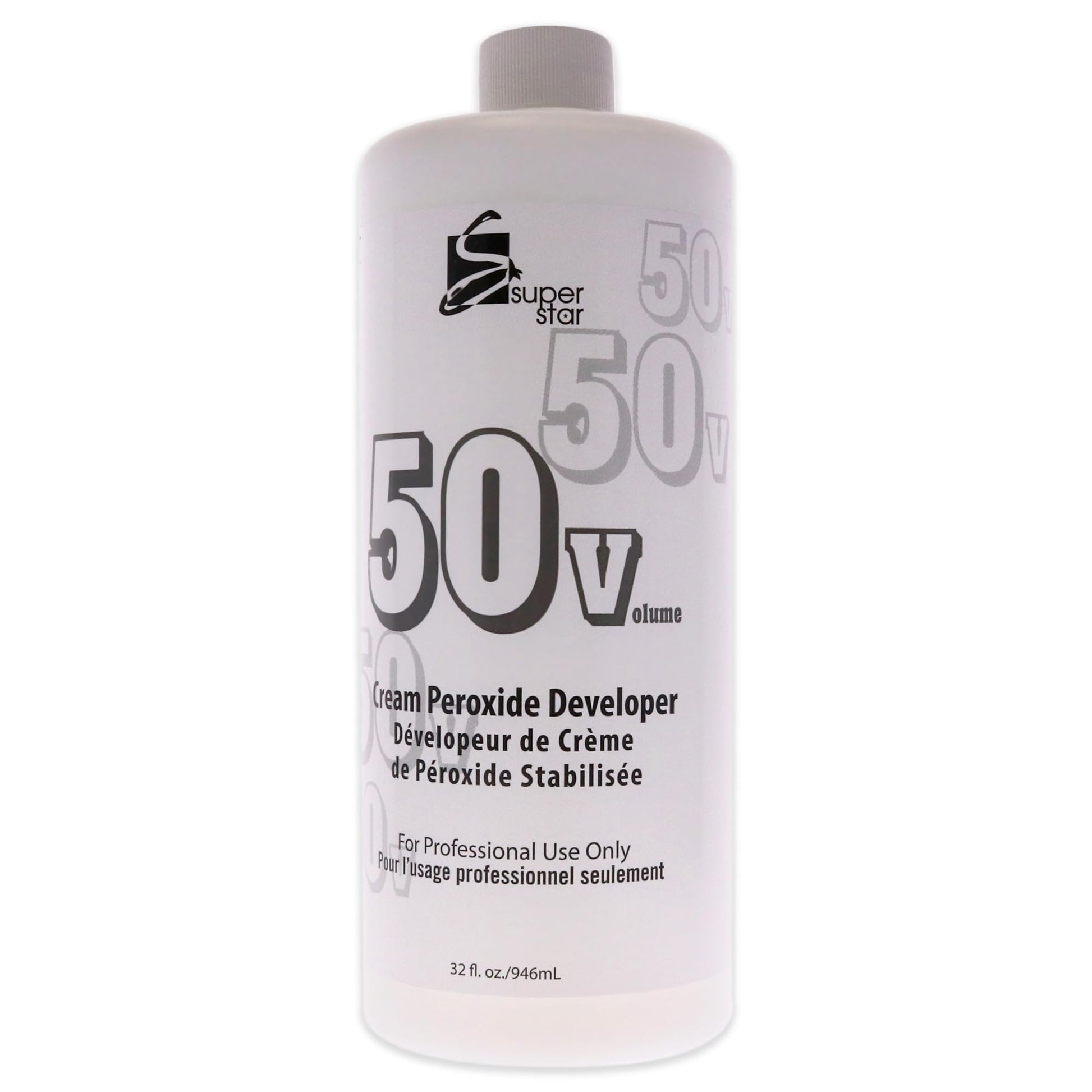 Gray Super Star 50 Volume Cream Peroxide Developer by Marianna for Unisex - 32 oz Cream