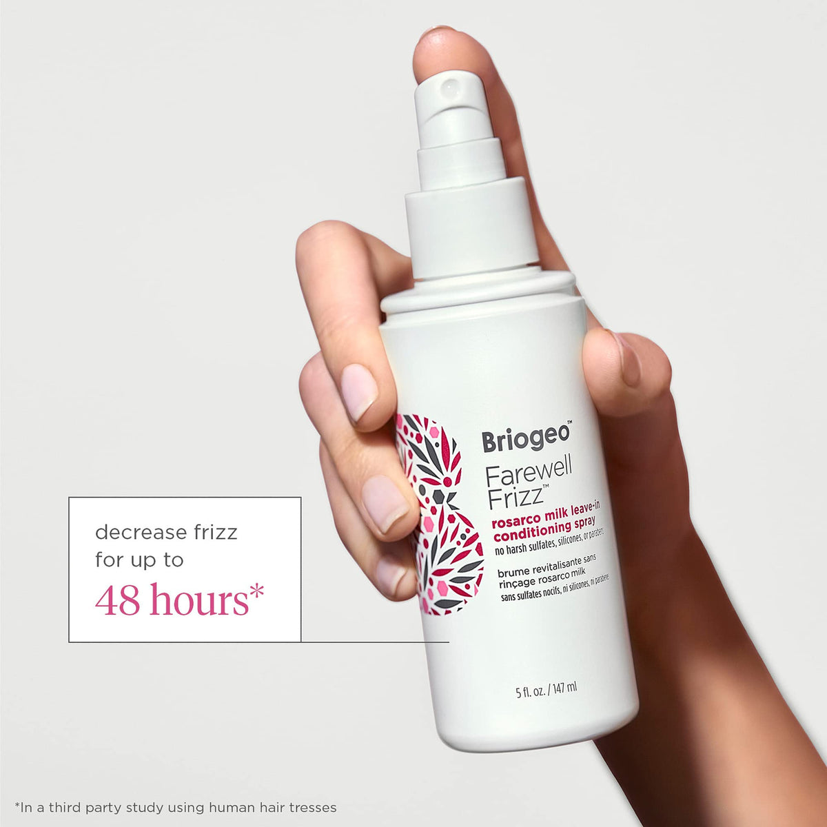 Lavender Briogeo Farewell Frizz Rosarco Milk Leave-In Conditioning Spray