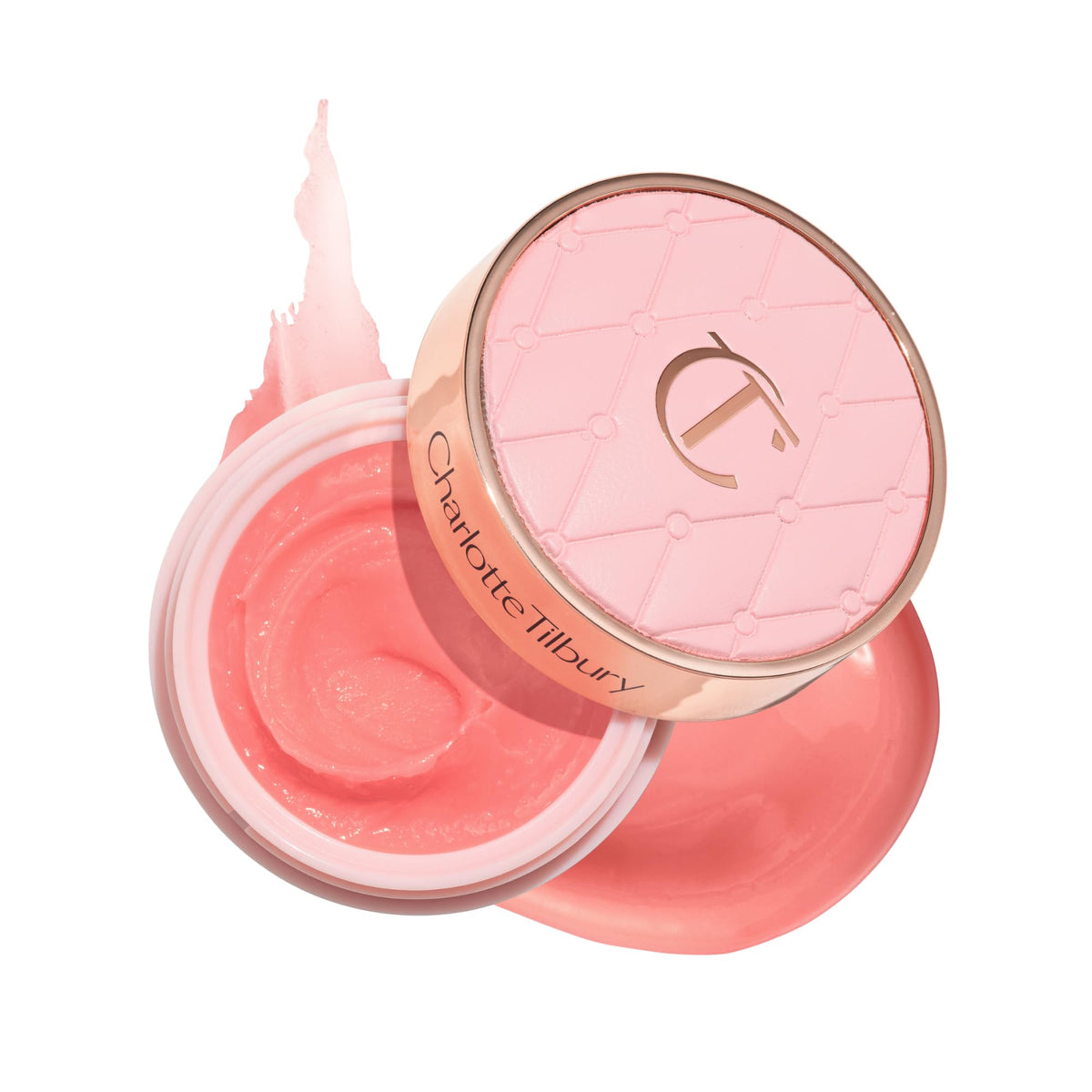 White Smoke Charlotte Tilbury Life Changing Lip Mask - Multi-Purpose Plumping Mask to Smooth, Hydrate & Soften Dry Lips - Fragrance-Free with a Clear, Glassy Finish