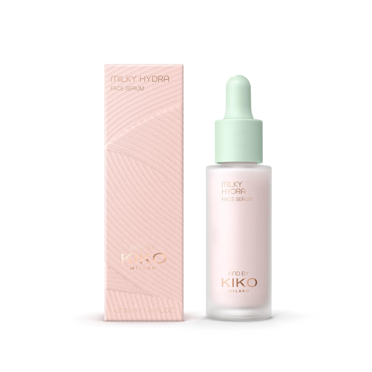 White Smoke KIKO Milano Kind Milky Hydra Face Serum, Hydrating Face Serum