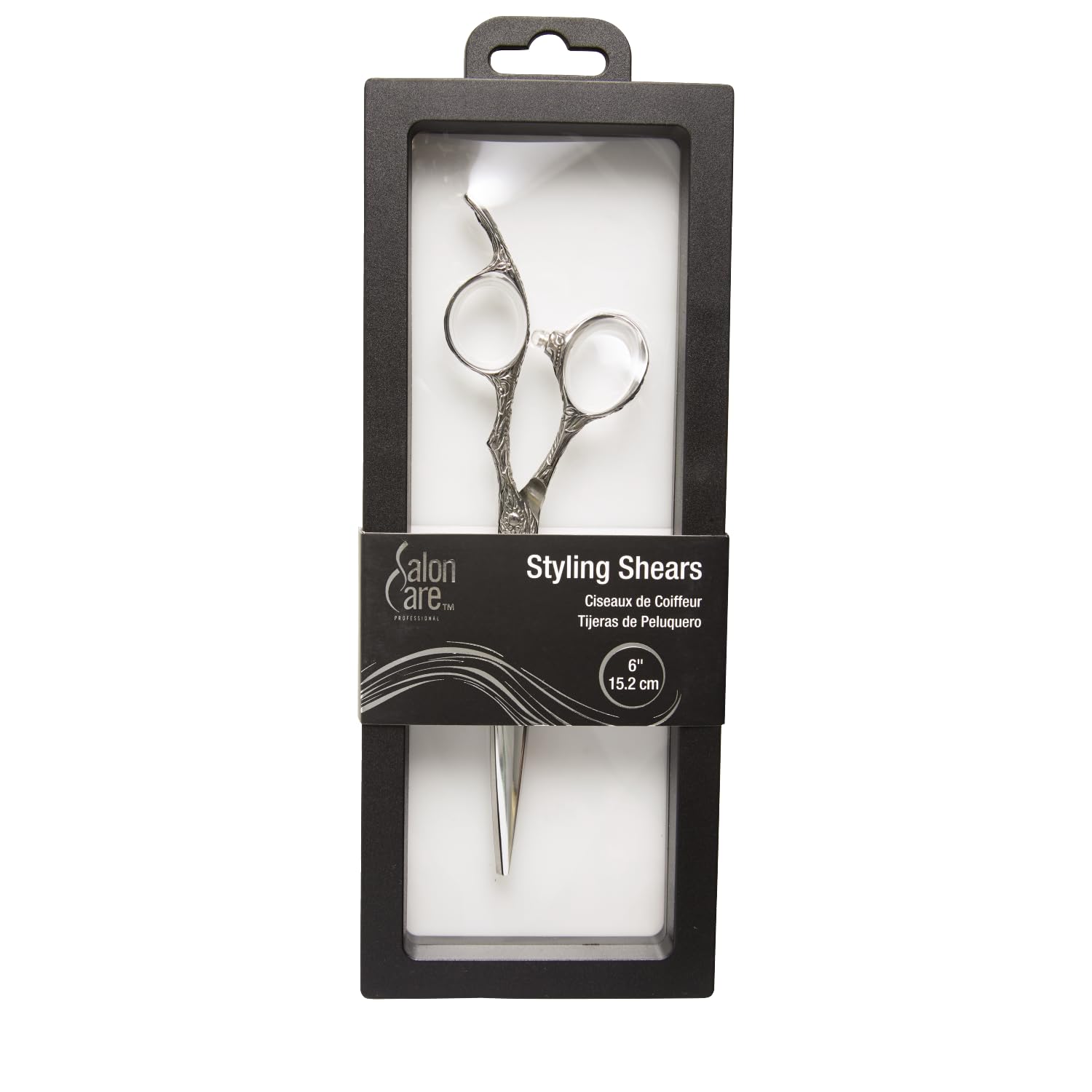 Lavender Salon Care Carved Styling Shears