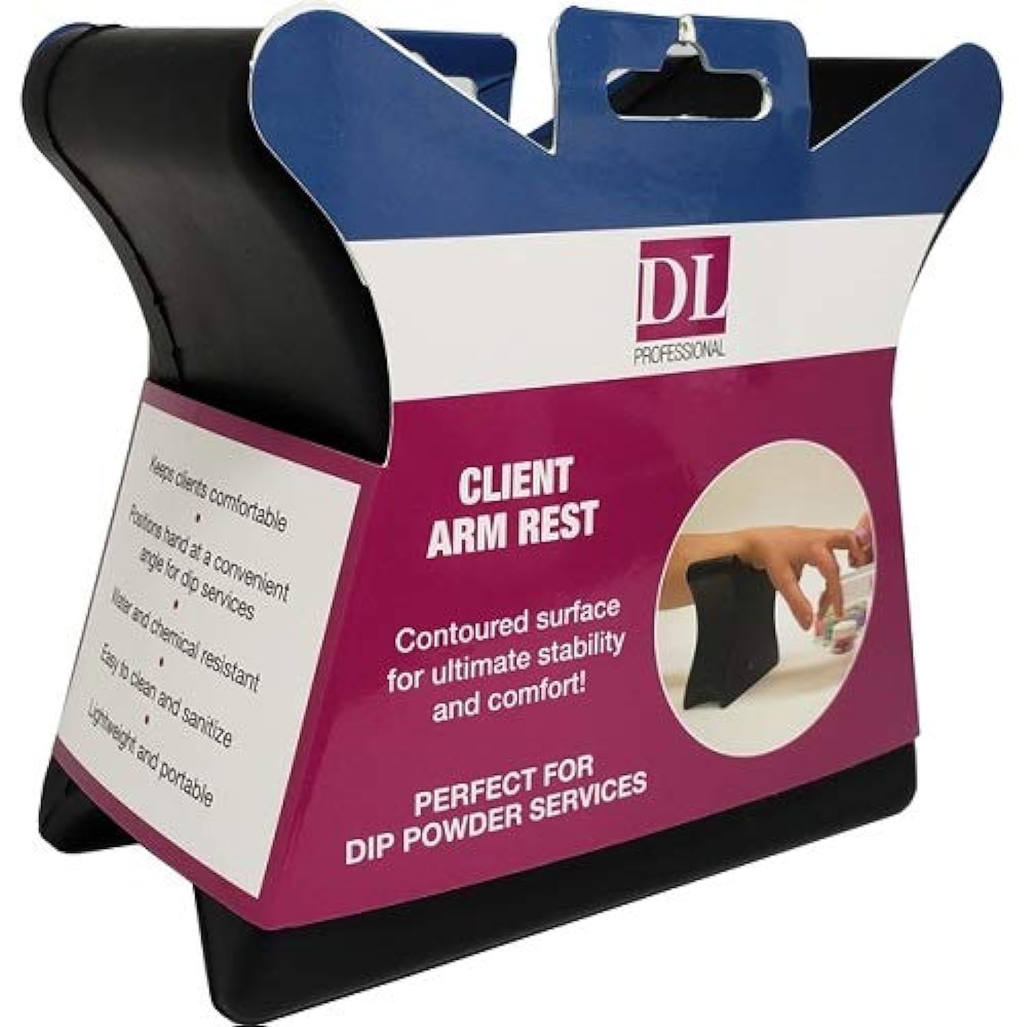White Smoke DL C465 Manicure Professional Client Arm Rest