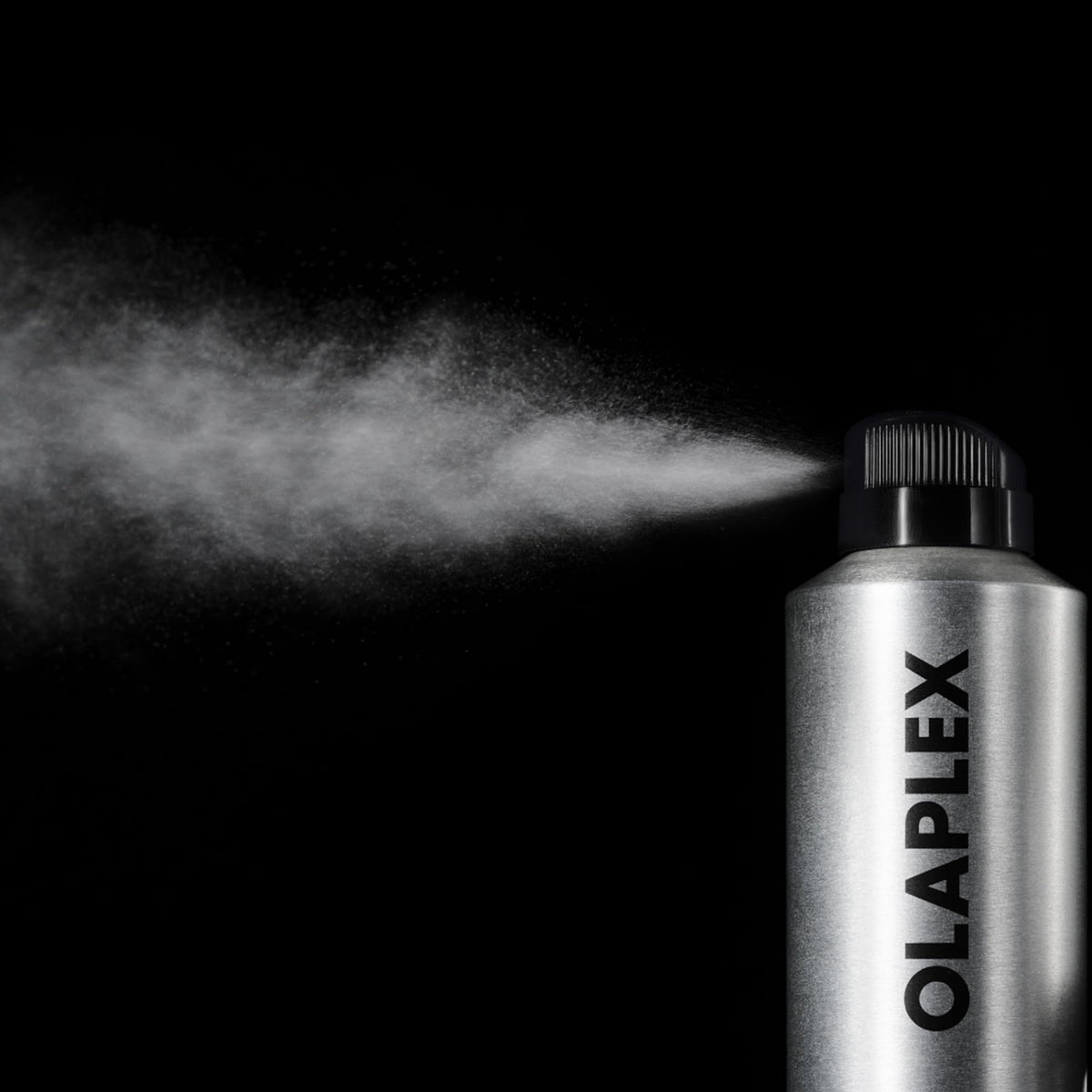 Black Olaplex Shape Set™ Hairspray, Flexible Medium Hold, Weightless, 245 mL