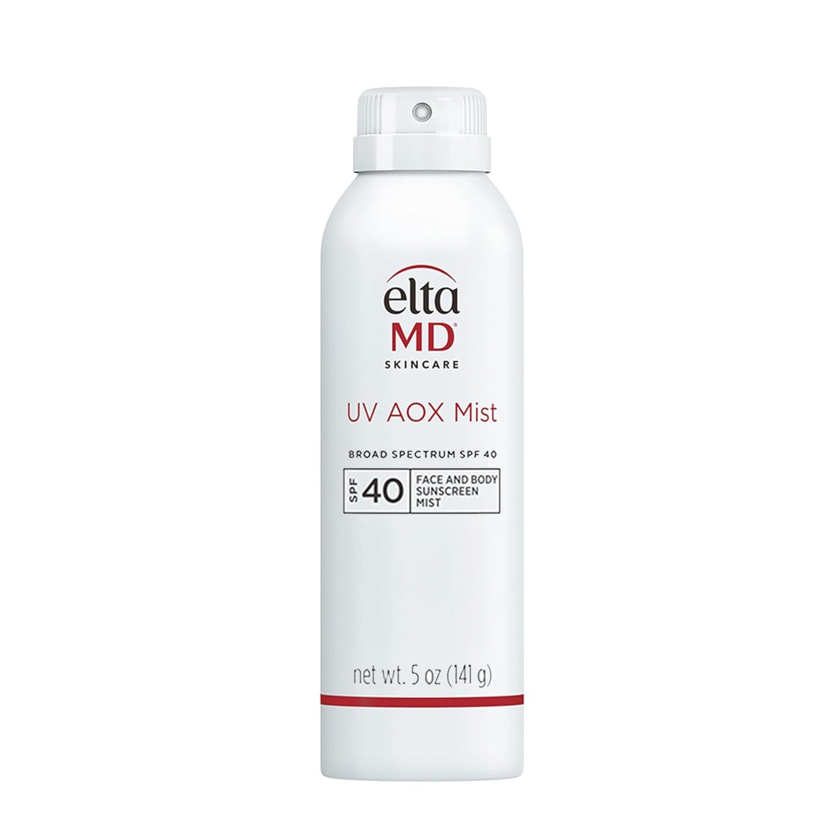 Lavender EltaMD UV AOX Mist 100% Mineral Sunscreen Spray, SPF 40, 5 oz