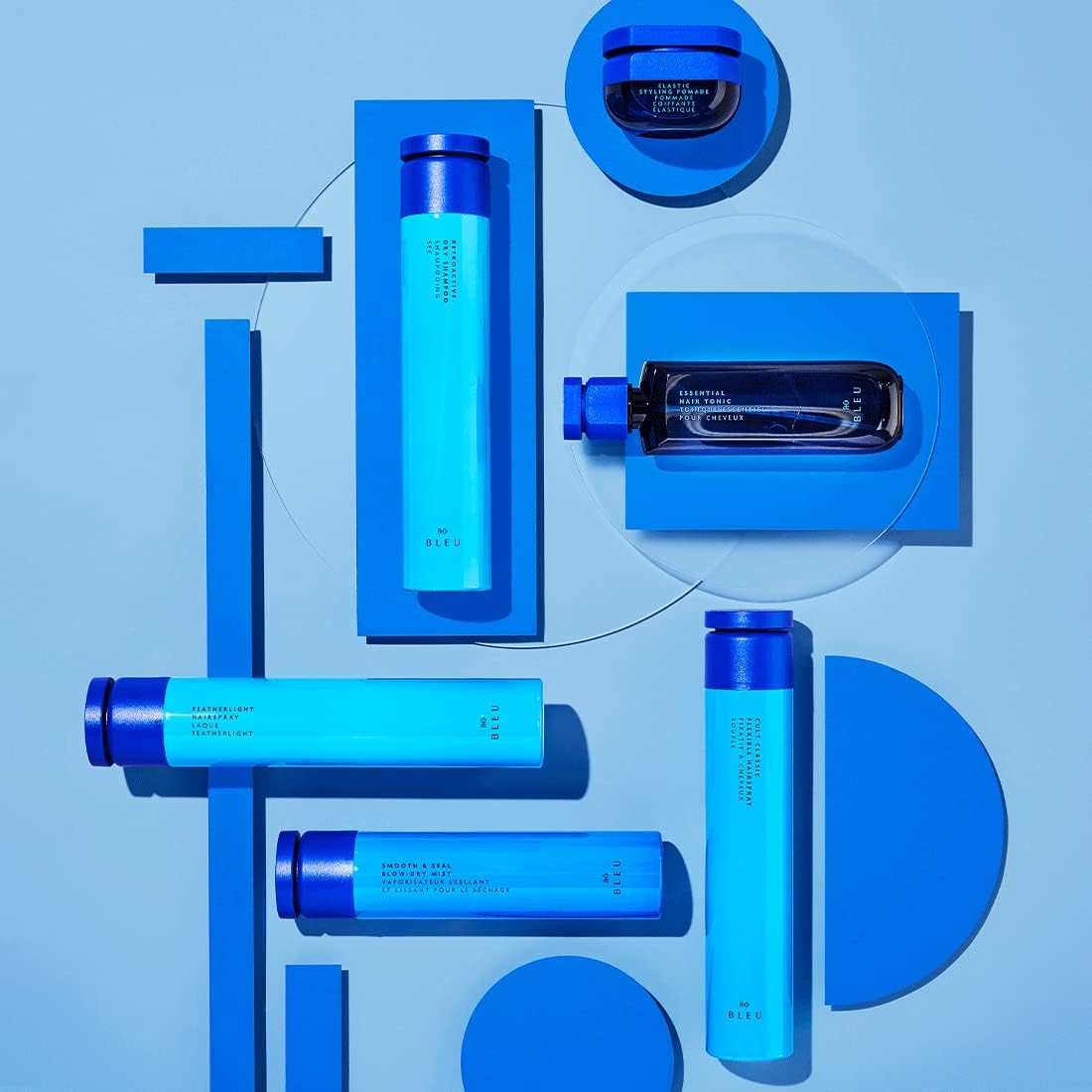 Sky Blue R+Co BLEU ELASTIC Styling Pomade, 1.7 Oz