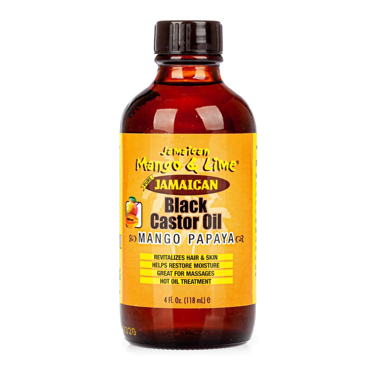 White Smoke [JAMAICAN MANGO&LIME] PURE ORGANIC BLACK CASTOR OIL TREATMENT MANGO PAPAYA 4OZ