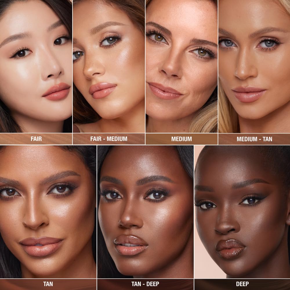 Saddle Brown Charlotte Tilbury Hollywood Liquid Contour Wand - Easy-to-Use Contour Stick & Liquid Bronzer for Sculpting & Shaping - Leaves a Natural-Looking Sculpted Finish
